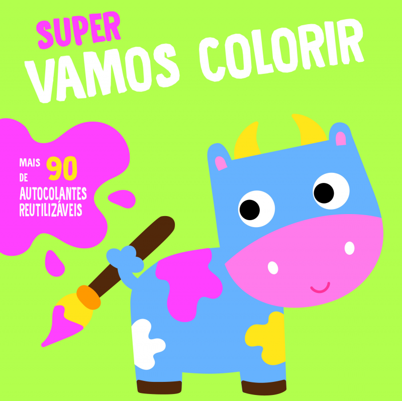 Super Vamos Colorir Vaca - Vamos Pintar