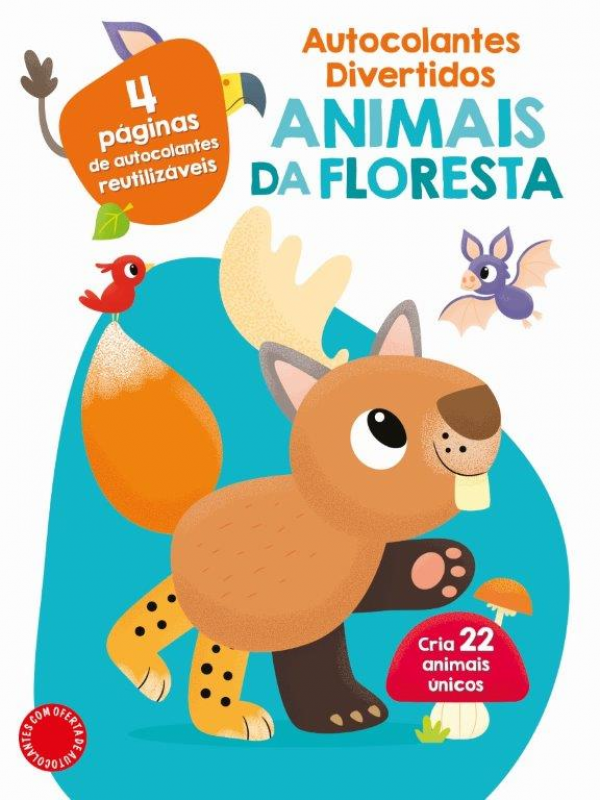 Animais da Floresta - Autocolantes Divertidos