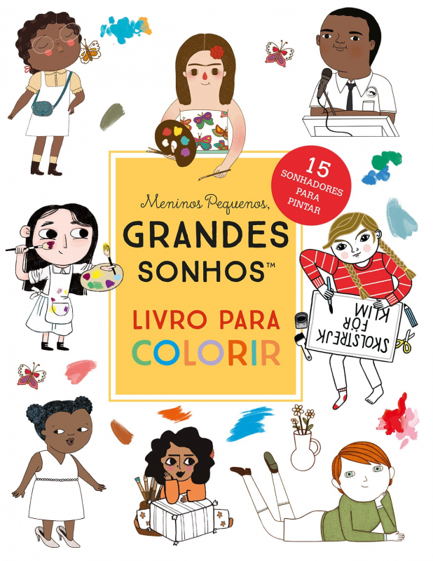 Meninos Pequenos, Grandes Sonhos - Livro para Colorir