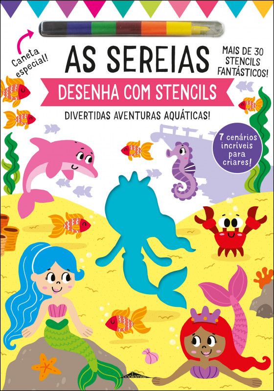 Desenha com Stencils - As Sereias