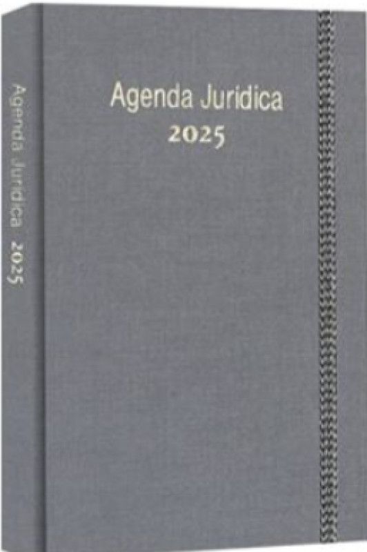 Agenda Jurídica 2025 - Bolso Cinza 