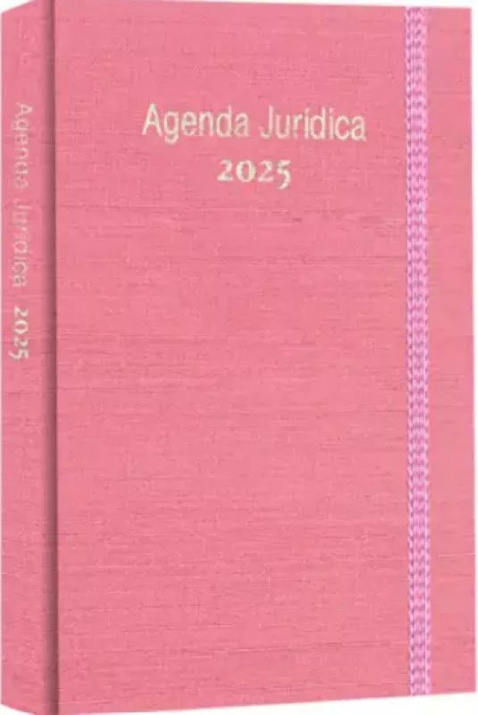 Agenda Jurídica 2025 - Bolso Rosa 