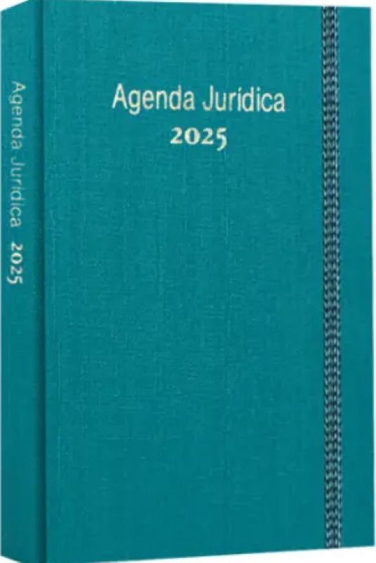 Agenda Jurídica 2025 - Bolso Azul Turquesa