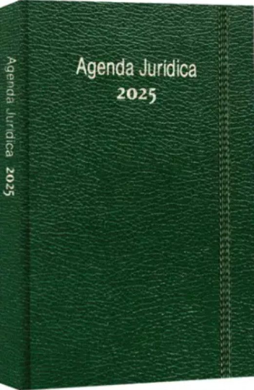 Agenda Jurídica 2025 - Bolso Verde Texturada