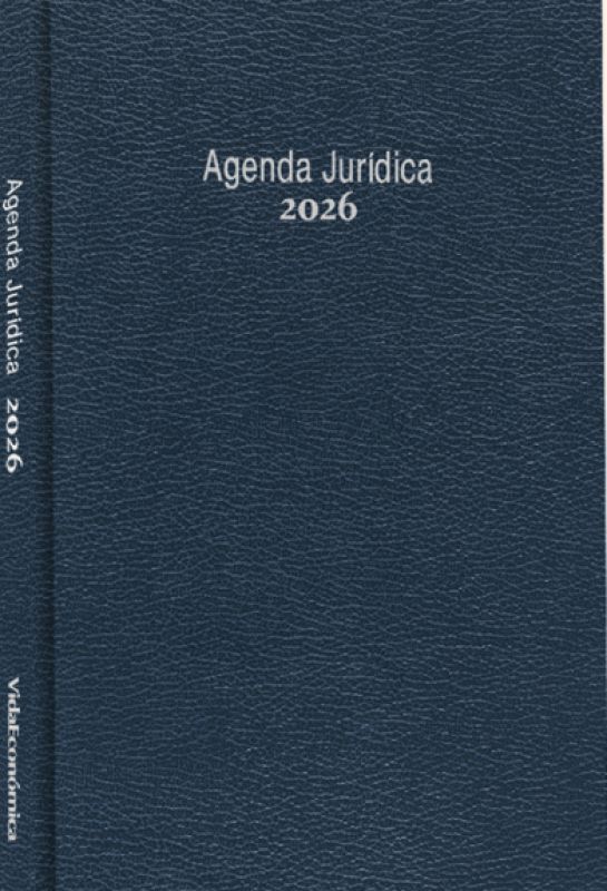 Agenda Jurídica 2026 - Tradicional Texturada Azul