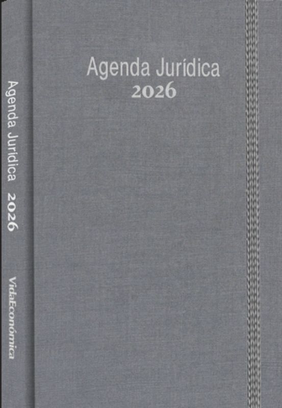 Agenda Jurídica 2026 - Bolso Cinza