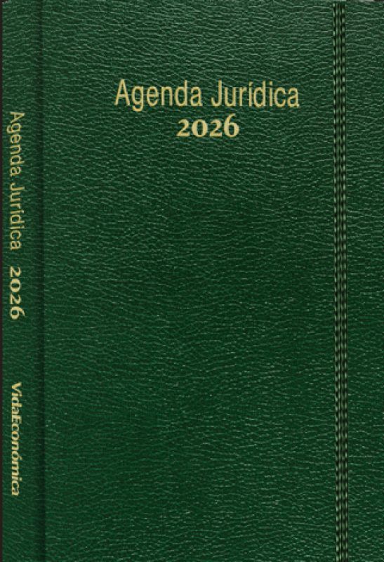 Agenda Jurídica 2026 - Bolso Verde Texturada 