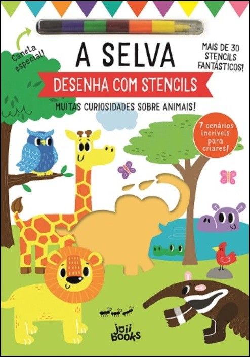 Desenha com Stencils - A Selva