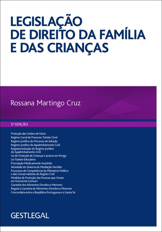  Legislação de Direito da Família e das Crianças