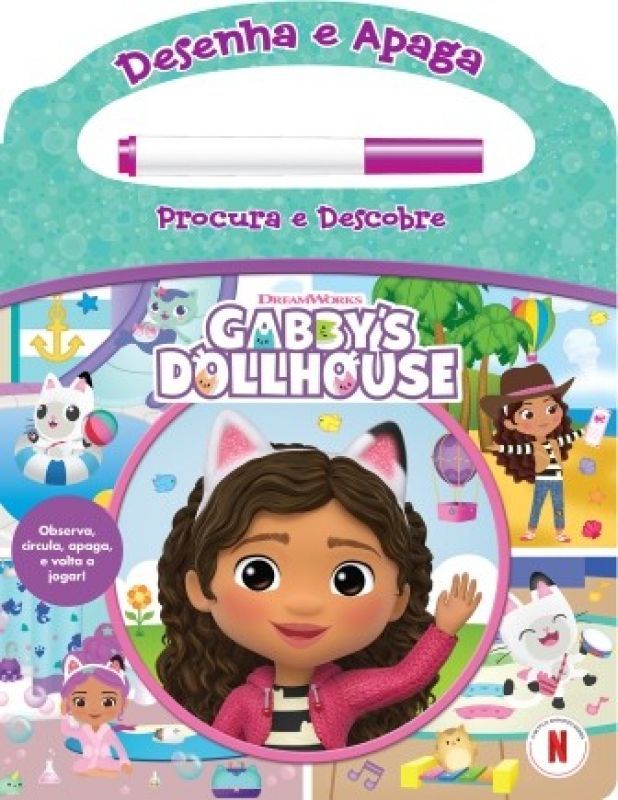 Gabby's Dollhouse - Desenha e Apaga / Procura e Descobre