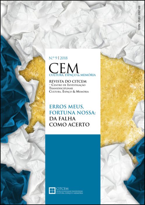 Revista CEM - Cultura, Espaço & Memória, n.º 9, 2019