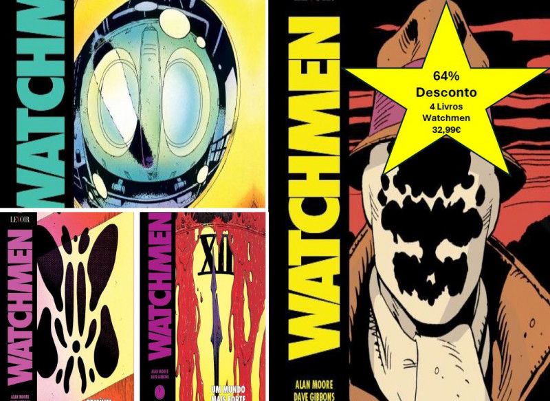 Pack Watchmen - 4 Livros