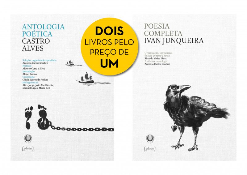 Pack Biblioteca da Academia I Antologia Poética Castro Alves - Poesia Completa de Ivan Junqueira