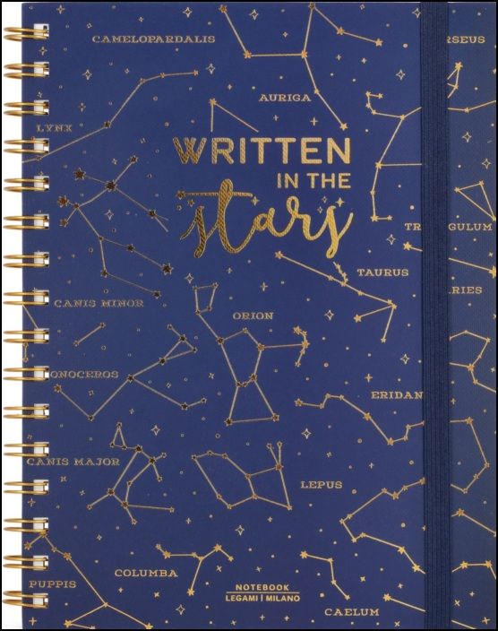 Spiral Notebook Large Stars