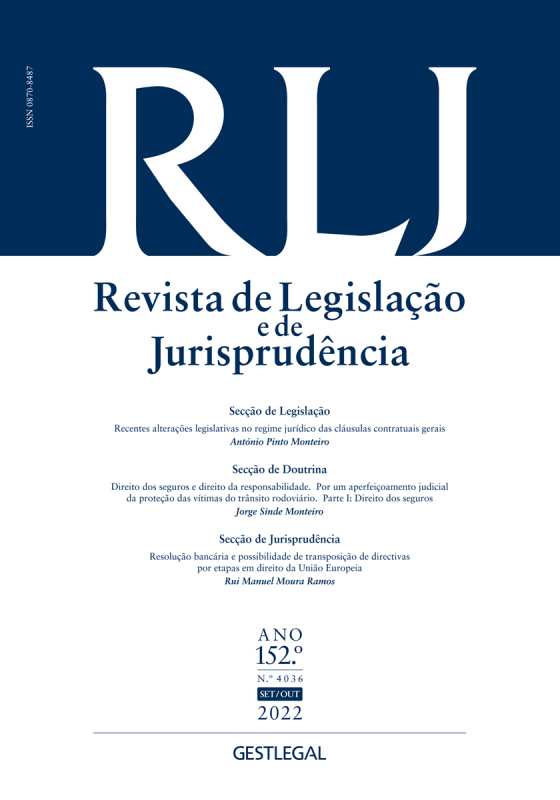 Revista de Legislação e de Jurisprudência - Ano 152.º - N.º 4036
