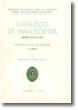 Catálogo de Manuscritos (Códices 2310 a 2376) Apostilas de Filosofia II - Física