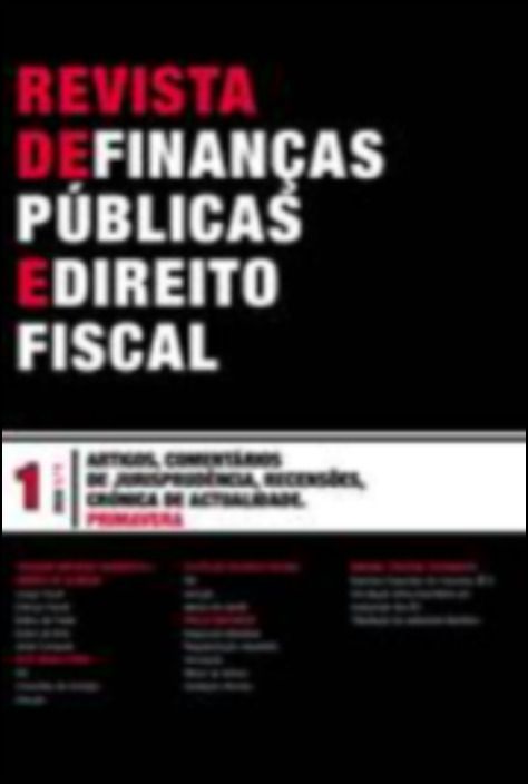 Revista de Finanças Públicas e Direito Fiscal - Ano XV - N.º 1