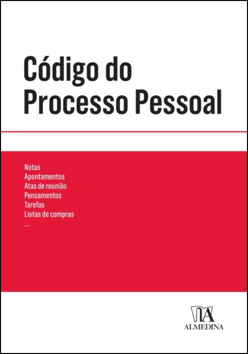 Código do Processo Pessoal (Bolso Vermelho)