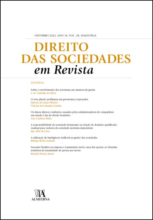Direito das Sociedades em Revista - Vol. 28 - 2022