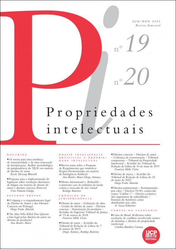 Propriedades Intelectuais Nº19/20 (Jun./Nov.2023)