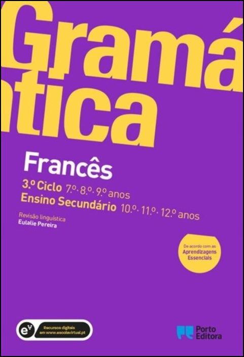 Gramática de Francês - 3.º Ciclo e Ensino Secundário