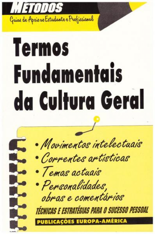 Termos Fundamentais da Cultura Geral