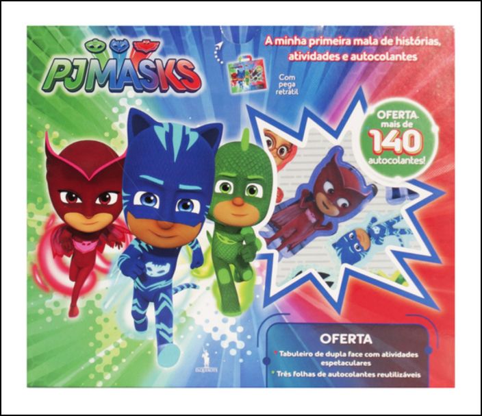 Pj Masks - Mala De Atividades