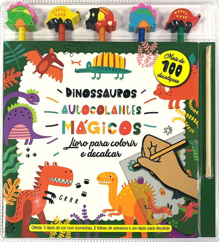 Dinossauros - Autocolantes Mágicos