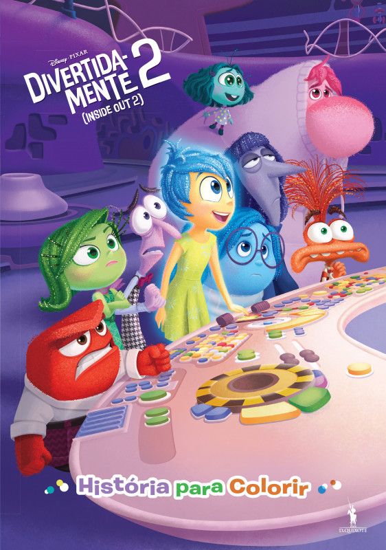 Divertida-Mente 2 (Inside Out 2) - História para Colorir