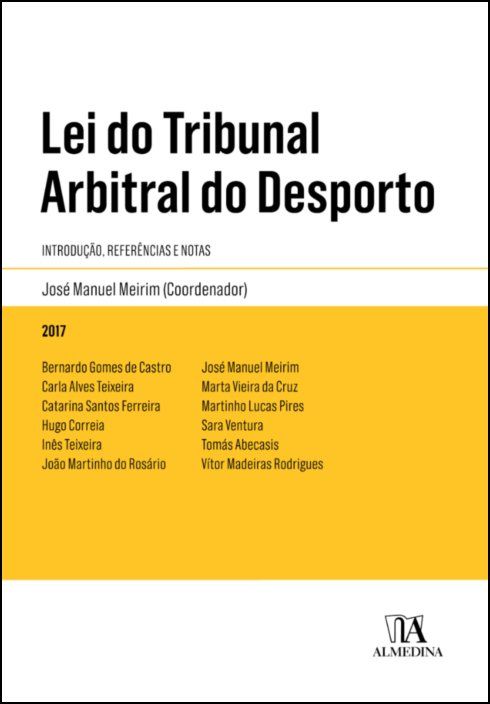 Lei do Tribunal Arbitral do Desporto - Introdução, referência e notas