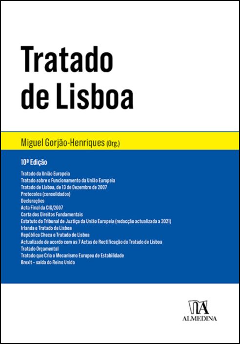 Tratado de Lisboa - 10ª Edição
