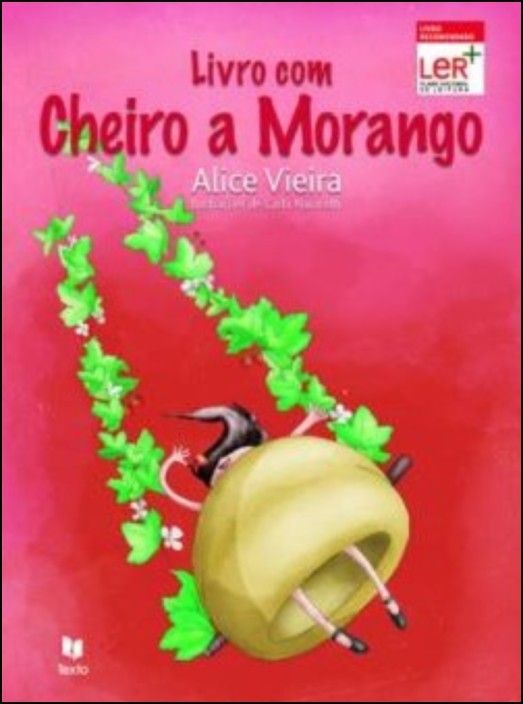 LIVRO COM CHEIRO A MORANGO