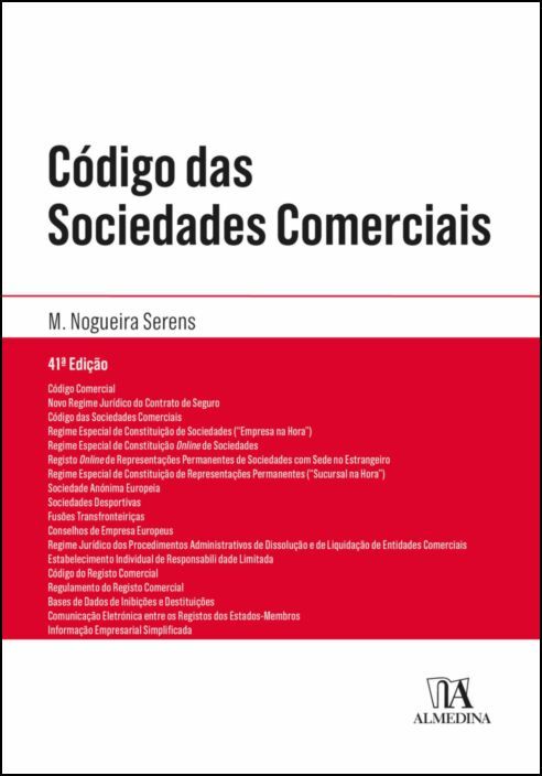 Código das Sociedades Comerciais - 41ª Edição