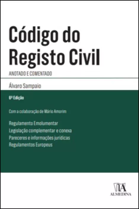 Código do Registo Civil - Anotado e Comentado