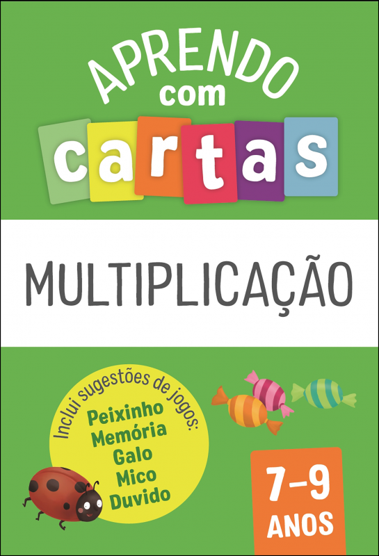 Aprendo com Cartas - Multiplicação 7-9 Anos