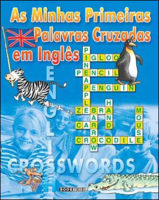 As Minhas Primeiras Palavras Cruzadas em Inglês (Capa Azul)