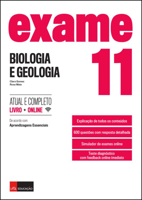 Exame Biologia e Geologia 11.º Ano