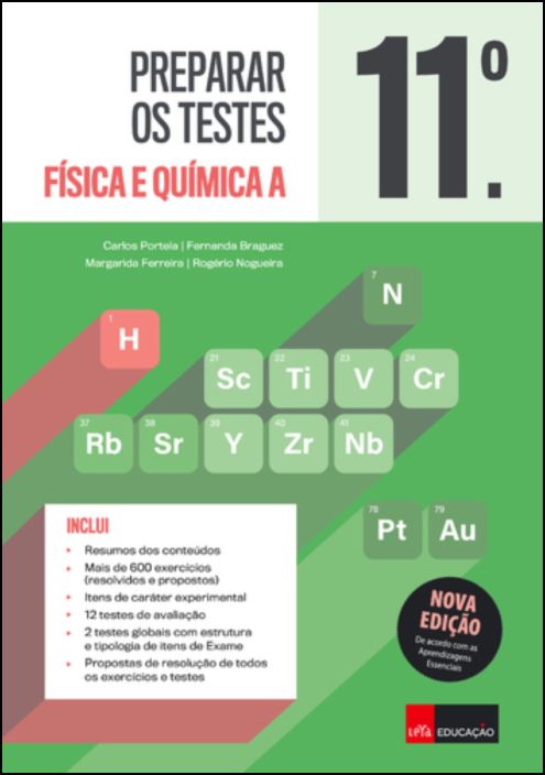 Preparar os Testes Física e Química 11.º ano