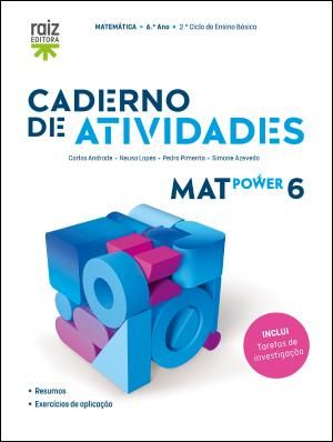 Caderno de Atividades / Tarefas de investigação - MatPower 6 - Matemática - 6.º ano - Caderno de Atividades