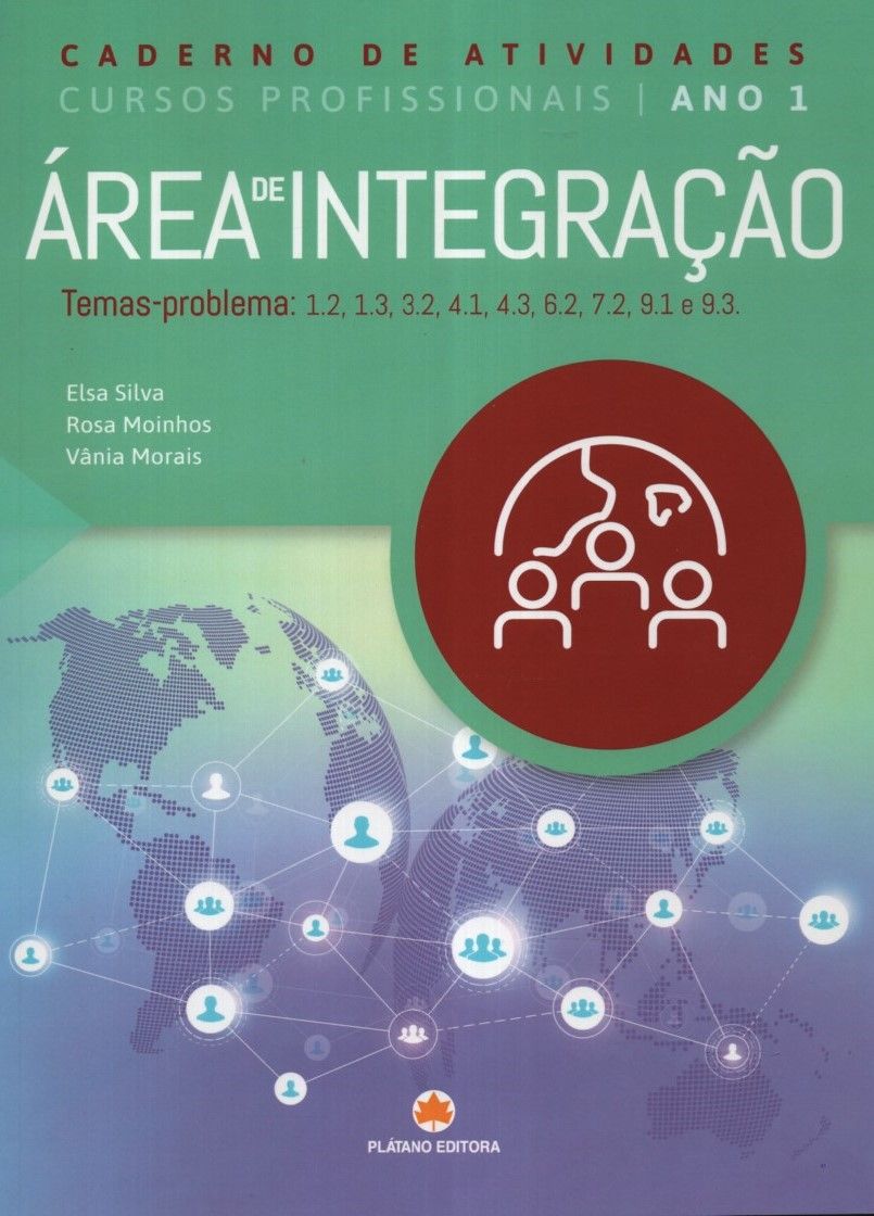 Área de Integração Ano 1 Módulos 1.2, 1.3, 3.2, 4.1, 4.3, 6.2, 7.2, 9.1, 9.3 Caderno Atividades