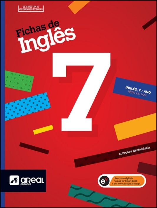 Fichas de Inglês 7 - 7.º Ano - Níveis A2.1/A2.2