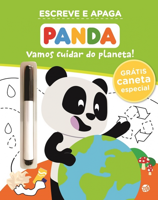 Panda - Vamos Cuidar do Planeta! - Escreve e apaga