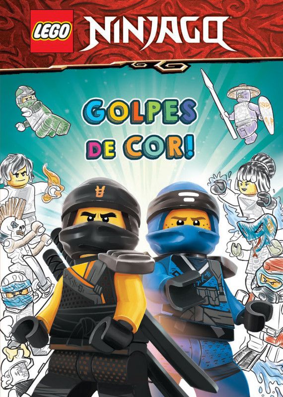Lego® Ninjago™ - Golpes de Cor - Livro de Colorir