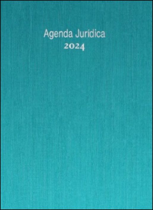 Agenda Jurídica Tradicional 2024 - Azul Turquesa