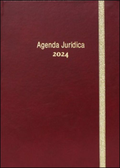 Agenda Jurídica Tradicional 2024 - Bolso Bordeaux