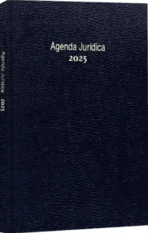 Agenda Jurídica 2025 - Tradicional Azul Texturada