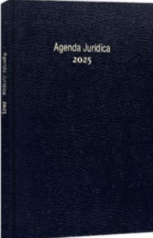 Agenda Jurídica 2025 - Bolso Azul Texturada 