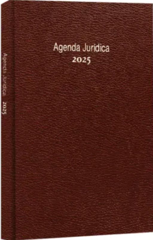 Agenda Jurídica 2025 - Tradicional Castanho Texturada