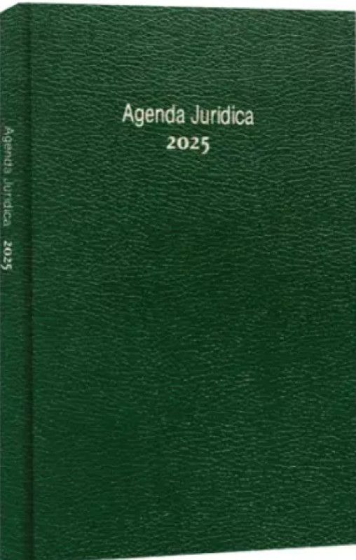 Agenda Jurídica 2025 - Tradicional Verde Texturada