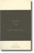 【Patti Smith: Trois】★★新品・未読品・美本 Patti Smith: Trois